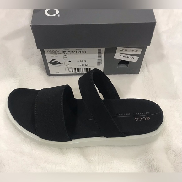 Ecco Yuma black sandals - Picture 3 of 6